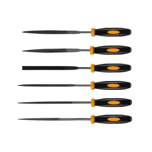 6PCS File Set – High Carbon Steel Hand File Tool Kit for Metal, Wood & Plastic