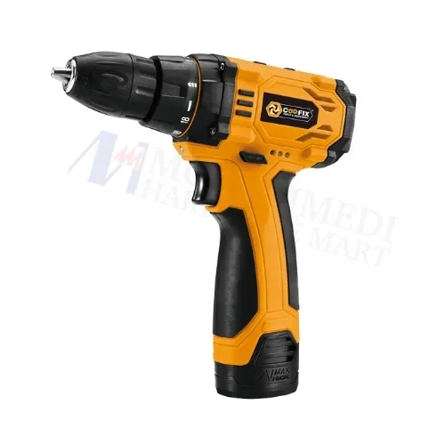 Cordless Drill Machine 12V – 10mm Power Drill with Dual Battery & BMC Case