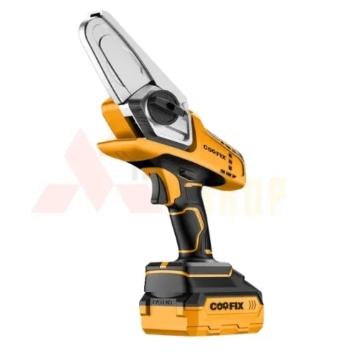Cordless Chain Saw 4" – Compact Cutting Tool with 2.0Ah Battery & 21V Charger