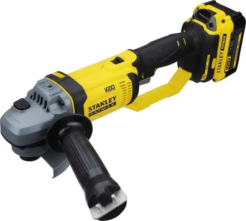Stanley 20V Cordless Angle Grinder 100mm with Dual 4.0Ah Batteries
